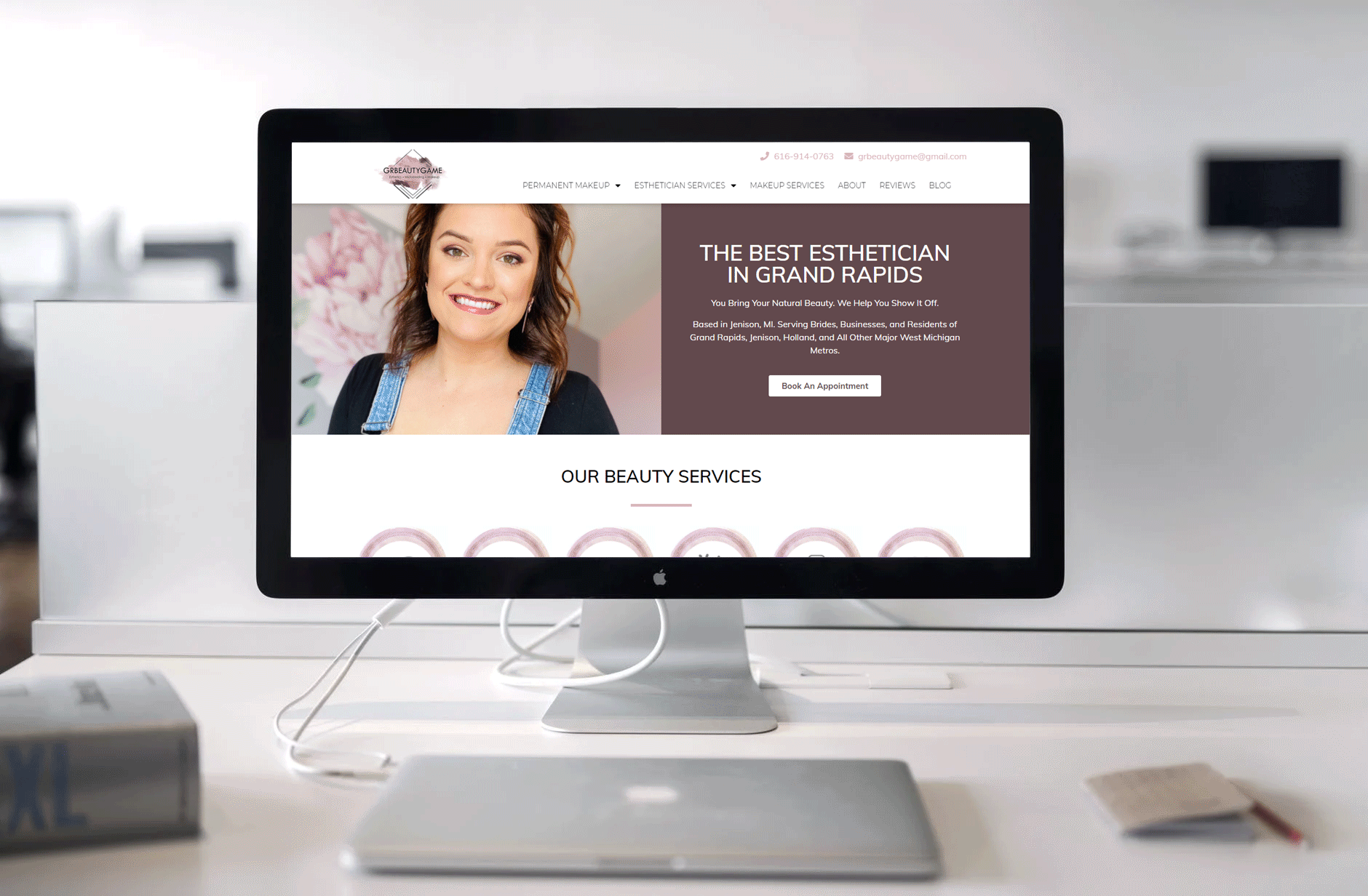Salon Website Design