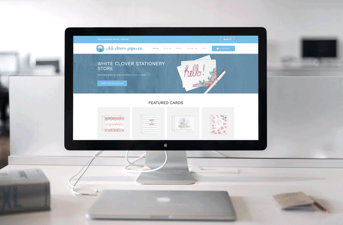 White Clover Paper Co Website